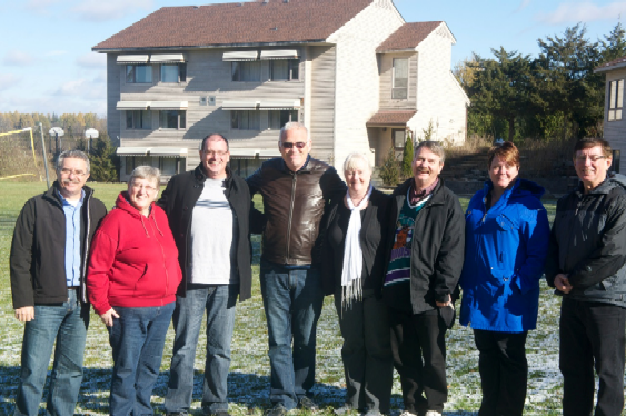 Pictured at the November 2013 Conference for Presbyterian Church in Canada Ministers at Crieff Hills Community: Garfield Havemann, Barb Fotheringham, Mike Maroney, Fred Stewart, Katherine Burgess, Ian Shaw, Cherie Inksetter, David Sherbino.